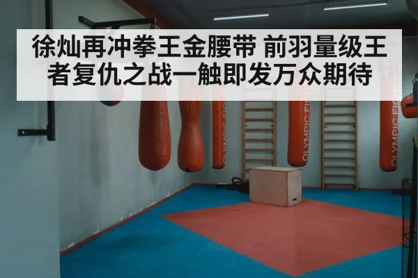 徐灿再冲拳王金腰带 前羽量级王者复仇之战一触即发万众期待